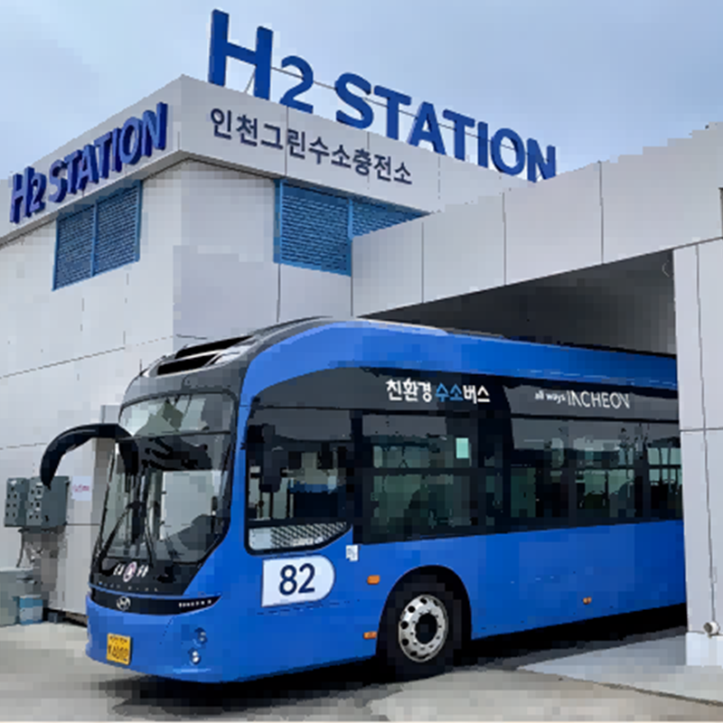 A dél-koreai kormány bemutatta első hidrogénüzemű buszát a tiszta energia tervének megfelelően