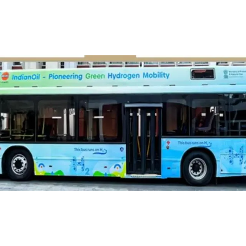 Az uniós miniszterek részt vesznek India első zöld hidrogénüzemanyagcellás buszának indulásán