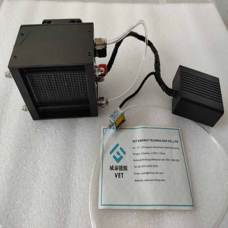 Pemfc 12 V hidrogén üzemanyagcellás drone 100 W fém bipoláris hidrogén üzemanyagcella köteghez