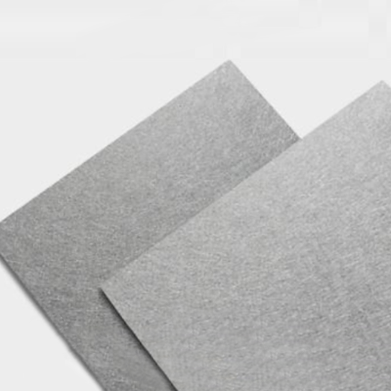 Titánszálas szinterezett szőnyeg platina bevonatú gázdiffúziós szőnyeg hidrogén üzemanyagcellás titánszálas szőnyeg