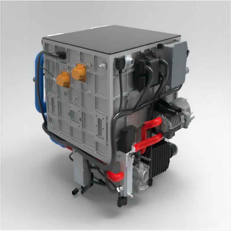 Vízhűtéses, 100 kW-os hidrogén üzemanyagcellás rakodógép autóipari használatra